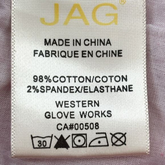 Jag Jeans Womens Pink Denim Skirt Size 6 Straight Pull On Utility Gorpcore Mini - Picture 6 of 9